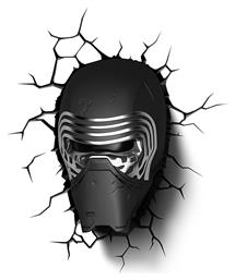 Παιδικό Φωτιστικό Πλαστικό Star Wars Kylo Ren 3D 3DLightFX