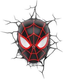3DLightFX Παιδικό Φωτιστικό Τοίχου Led Spider Man Miles Morales
