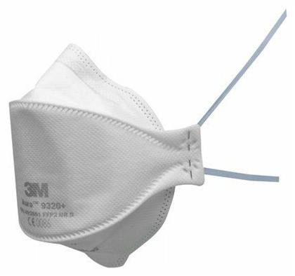 Aura 9320+ Μάσκα Προστασίας FFP2 Λευκή 9320+ 1τμχ 3M