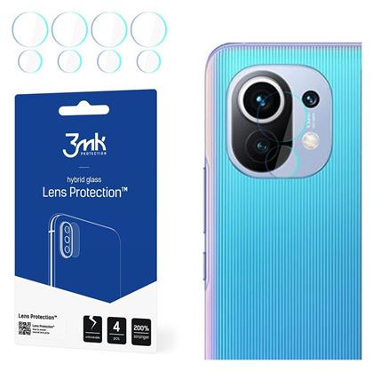 Camera Lens Glass Protector 4τμχ (Xiaomi Mi 11) 3MK