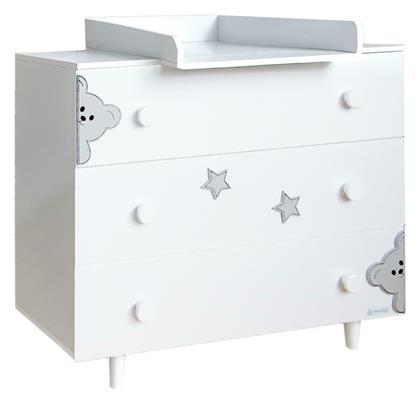 453-12 Βρεφική Συρταριέρα με 3 Συρτάρια 90x53x85cm - Bebe Stars