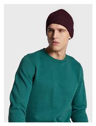 Beanie Ανδρικός Σκούφος Πλεκτός σε Μπορντό χρώμα 4F