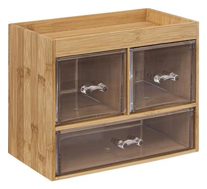 Ξύλινο Συρταράκι Γραφείου 3 Θέσεων 13.5x19.2x24cm Καφέ 5 Five Simply Smart