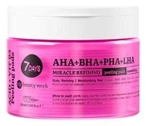 7DAYS AHA+BHA-PHA+LHA Peeling Προσώπου σε 50 Pads - 7days