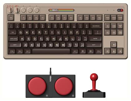 Retro C64 Edition Ασύρματο Μηχανικό (Αγγλικό US) 8Bitdo