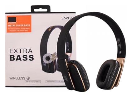 952BT Bluetooth / 3.5mm με 4 ώρες Λειτουργίας Μαύρα - Tradesor
