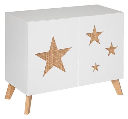 A-S Star Ντουλάπι Δαπέδου Ξύλινο Λευκό 79.5x65x35cm - Spitishop