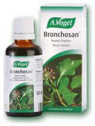 A.Vogel Bronchosan Σταγόνες για Ξηρό και Παραγωγικό Βήχα χωρίς Γλουτένη 50ml - A Vogel