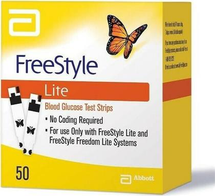 Freestyle Lite Ταινίες Μέτρησης Σακχάρου 50τμχ Abbott