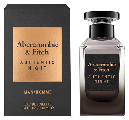 Authentic Night Eau de Toilette 100ml Abercrombie & Fitch