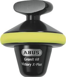 Abus Granit Victory X-Plus 68 Κλειδαριά Δισκόφρενου Μοτοσυκλέτας με Διάμετρο Πείρου 14mm Κίτρινο Χρώμα από το Plus4u
