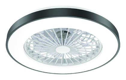 22W με Φως 50cm Μαύρος FANOKBL10G Aca