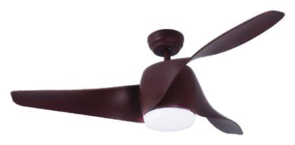 με Φως 132cm Καφέ FANKVBR60G Aca