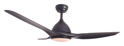 με Φως 132cm Μαύρος FANKVBL10G Aca