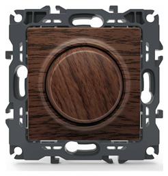 Prime Χωνευτός Διακόπτης Dimmer χωρίς Πλαίσιο Universal Περιστροφικός 800W σε Καφέ Χρώμα Aca