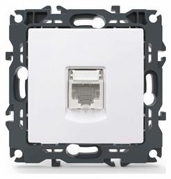 Prime Μονή Πρίζα Δικτύου RJ45 χωρίς Πλαίσιο Τύπου Cat6 σε Λευκό Χρώμα 1000113201 Aca