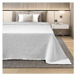 Κουβέρτα Πικέ Υπέρδιπλη 220x240εκ. Λευκό Adam Home