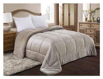 Κουβερτοπάπλωμα Υπέρδιπλο 240x260εκ. 805 Taupe (805) Adam Home