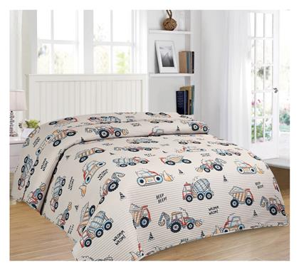 Παιδικό Κουβερλί Μονό 5020 Μπεζ 160x220εκ. Adam Home