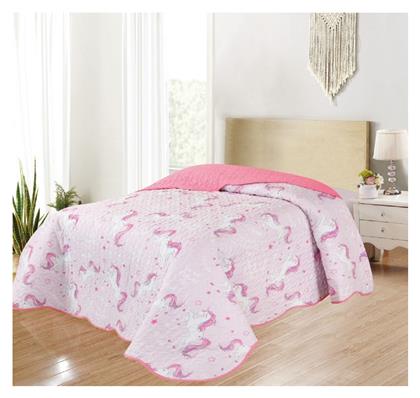 Παιδικό Κουβερλί Μονό Ροζ 160x220εκ. Adam Home