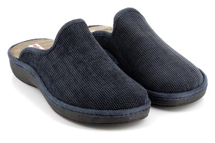 Adam's Shoes Χειμερινές Ανδρικές Παντόφλες Μπλε - Adams Shoes