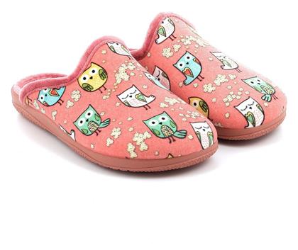 Adam's Shoes Χειμερινές Γυναικείες Παντόφλες σε Ροζ Χρώμα - Adams Shoes