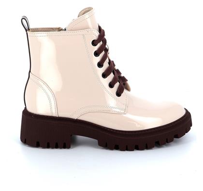 Adam's Shoes Γυναικεία Μποτάκια Μπεζ - Adams Shoes
