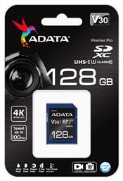 Premier Pro SDXC 128GB Class 10 U3 V30 UHS-I Adata