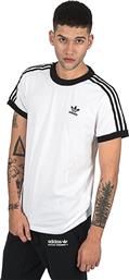 Adidas 3-Stripes Ανδρικό T-shirt Λευκό με Λογότυπο από το Asos