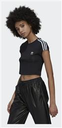 Adicolor Classics Κοντομάνικο Crop Top Μαύρο Adidas