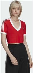 Adidas Adicolor Classics Κοντομάνικο Crop Top Vivid Red από το HallofBrands