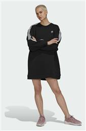 adidas Adicolor Classics Mini Μακρυμάνικο Αθλητικό Φόρεμα Μαύρο - Adidas
