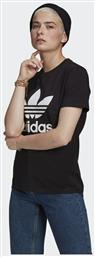adidas Adicolor Classics Trefoil T-Shirt Μαύρο GN2896 - Adidas