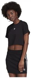 Adidas Adicolor Essentials Κοντομάνικο Crop Top Μαύρο από το Asos