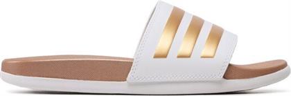 Adidas Adilette Comfort Slides σε Λευκό Χρώμα