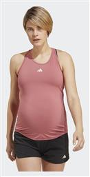 adidas Aeroready Αθλητική Μπλούζα Εγκυμοσύνης Pink Strata / White - Adidas
