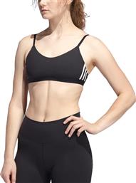 Adidas All Me 3-Stripes Sports Γυναικείο Αθλητικό Μπουστάκι Μαύρο με Αφαιρούμενη Ενίσχυση από το Favela