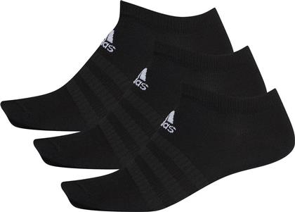 Adidas Αθλητικές Κάλτσες Μαύρες 3 Ζεύγη