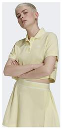 Αθλητική Γυναικεία Polo Μπλούζα Κίτρινη Adidas