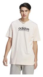 Αθλητικό Ανδρικό T-shirt Ροζ με Στάμπα Adidas