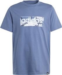 Adidas B Camo Παιδικό T-shirt Μπλε