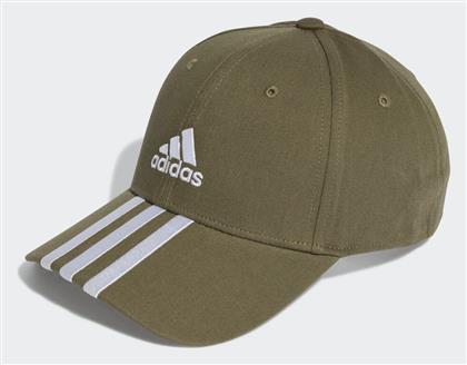 Baseball 3-Stripes Cotton Twill Baseball Ανδρικό Jockey Χακί Adidas