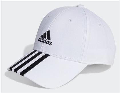 adidas Baseball 3-Stripes Cotton Twill Baseball Ανδρικό Jockey Λευκό - Adidas