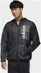 Adidas Brilliant Windbreaker Basics Black από το HeavenOfBrands