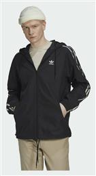 Camo Series Ανδρικό Μπουφάν Αντιανεμικό Μαύρο Adidas
