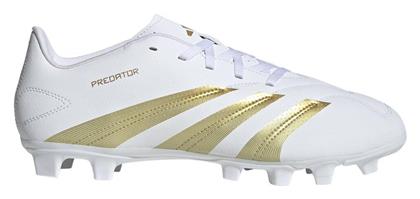 adidas Predator Club Ποδοσφαιρικά Παπούτσια με Τάπες Λευκά - Adidas