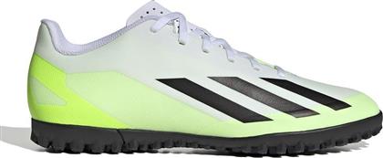 Adidas Crazyfast.4 TF Χαμηλά Ποδοσφαιρικά Παπούτσια με Σχάρα Λευκά