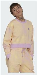 Cropped Γυναικείο Φούτερ Bliss Lilac / Almost Yellow Adidas