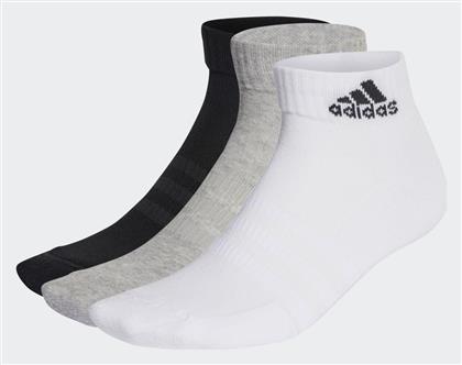 adidas Cushioned Αθλητικές Κάλτσες Πολύχρωμες 3 Ζεύγη - Adidas