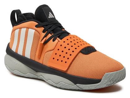 adidas Dame 8 Extply Χαμηλά Μπασκετικά Παπούτσια Πορτοκαλί - Adidas